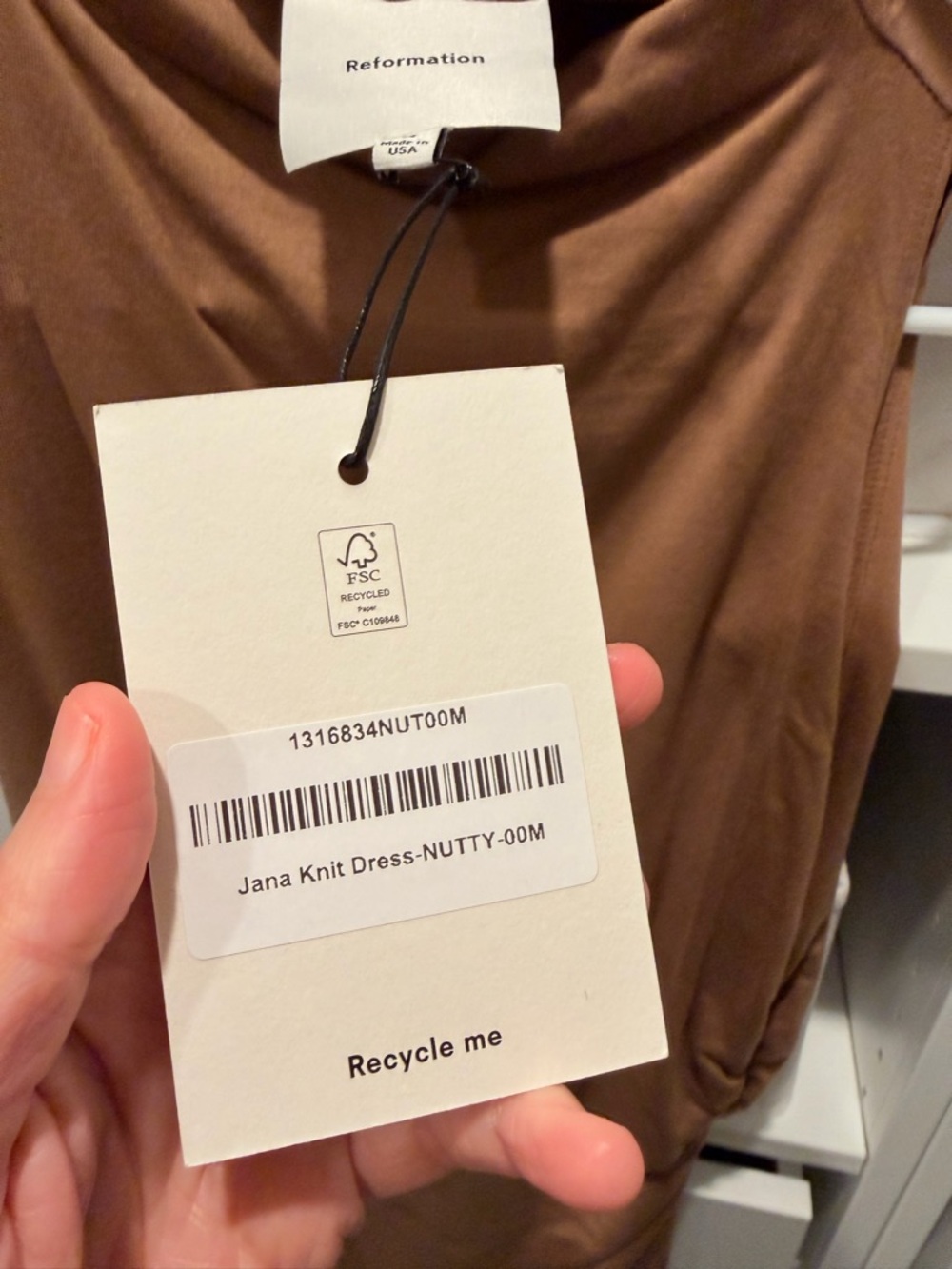 NWT Reformation Jana Knit Dress - Picture 2 of 5